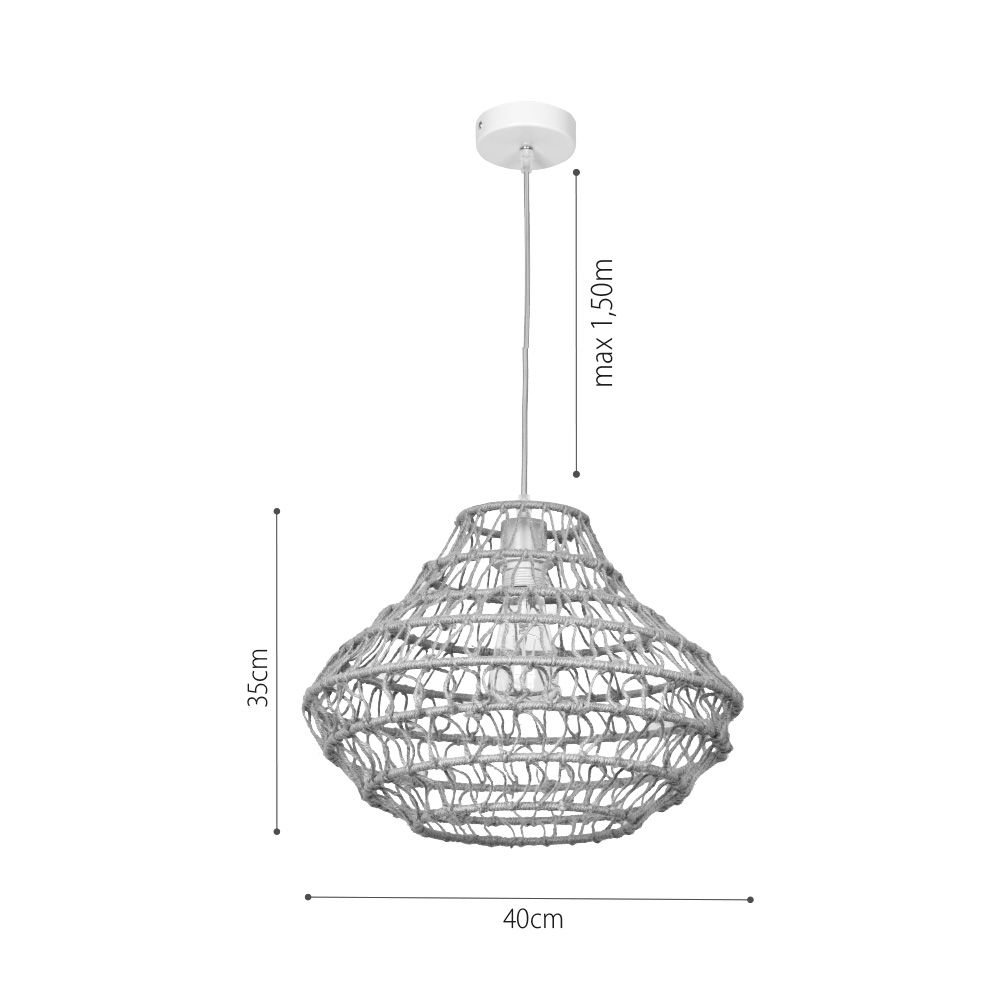 inlight-kremasto-fotistiko-apo-shini-1xe27-d:40cm-4042