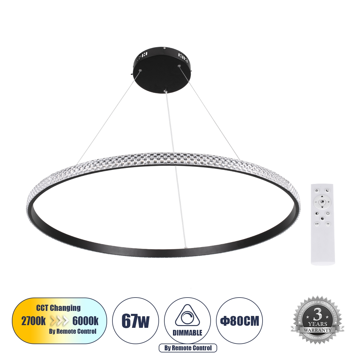 globostar-diamond-61132-kremasto-fotistiko-dahtilidi-kiklos-led-cct-67w-7689lm-360-ac-220-240v-enallagi-fotismou-meso-tilehiristiriou-all-in-one-psihro-6000k-fisiko-4500k-thermo-2700k-dimmable-f80cm-mauro-3-years-warranty