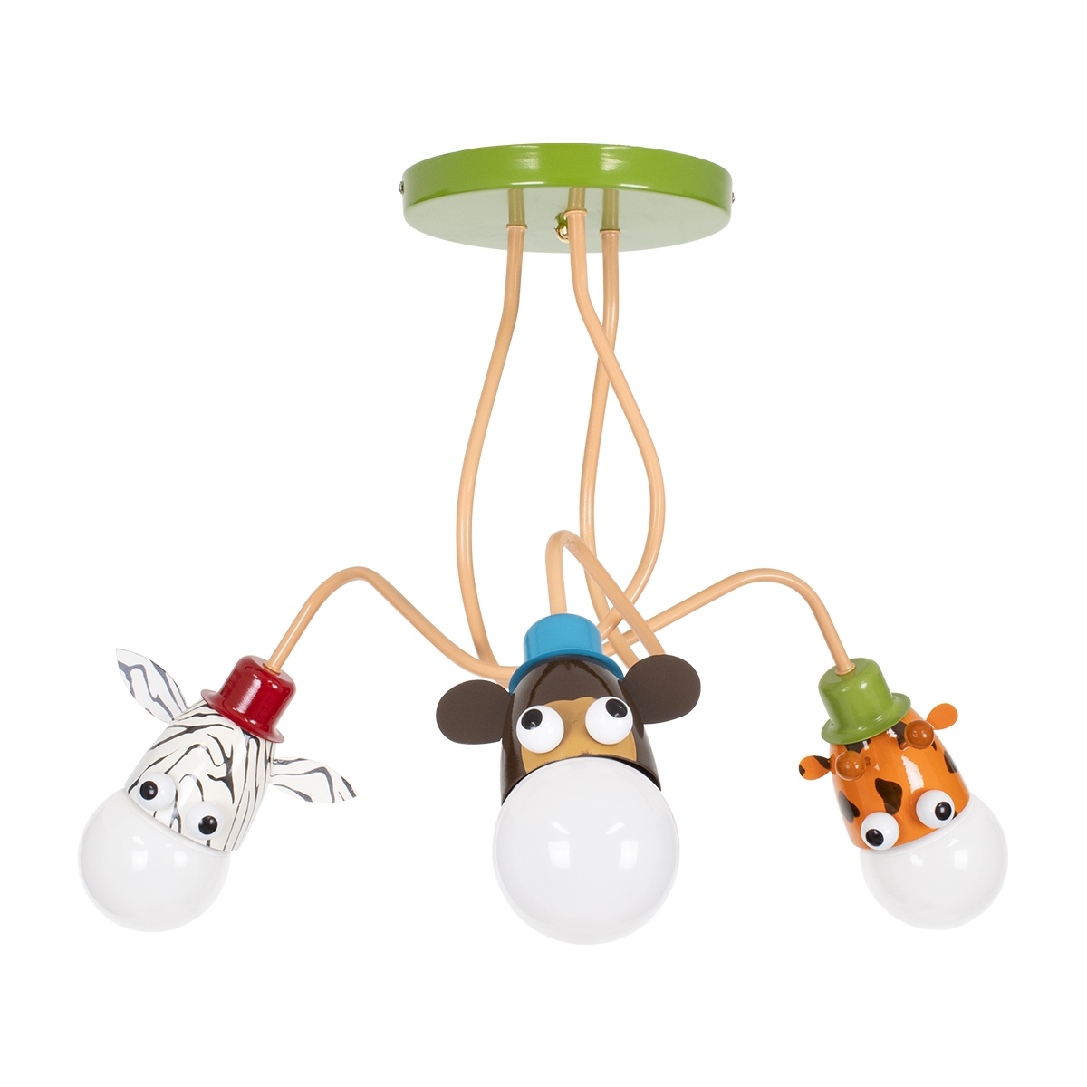 globostar-zoo-00641-moderno-kremasto-pediko-fotistiko-orofis-trifoto-polihromo-metalliko-f80-x-i39cm