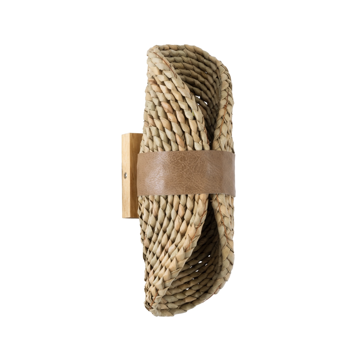 globostar-guava-02222-boho-wall-lamp-single-light-sconce-1-x-e27-ac220-240v-ip20-m11-x-w13-x-h30cm-beige-wooden-bamboo-mesh-5-years-warranty