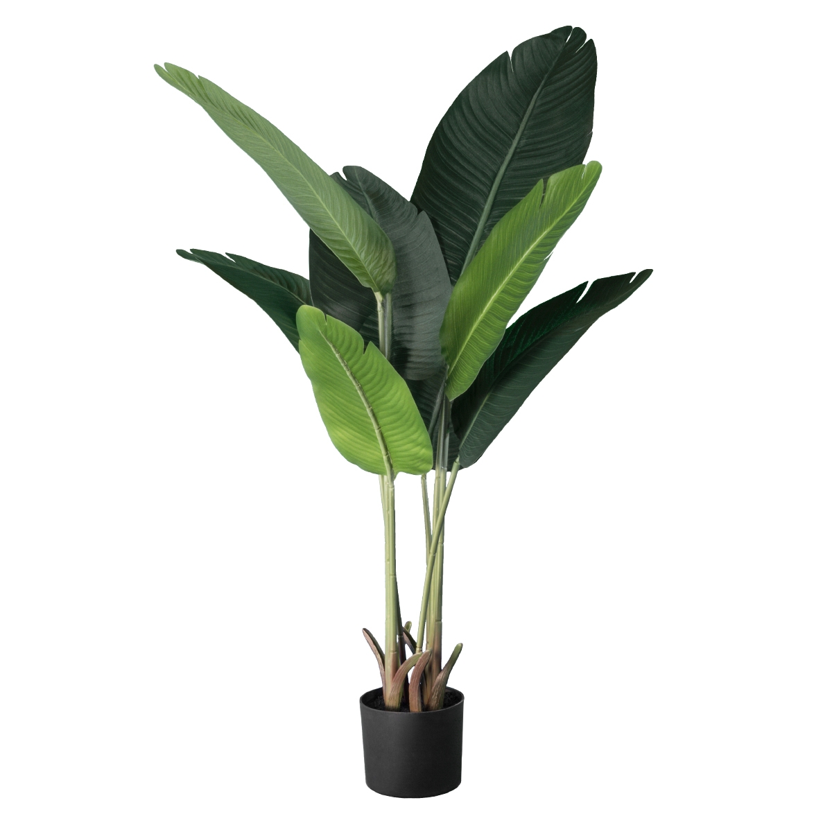 globostar-artificial-garden-strelitzia-20025-artificial-ornamental-plant-strelitsia-bird-of-paradise-y120cm