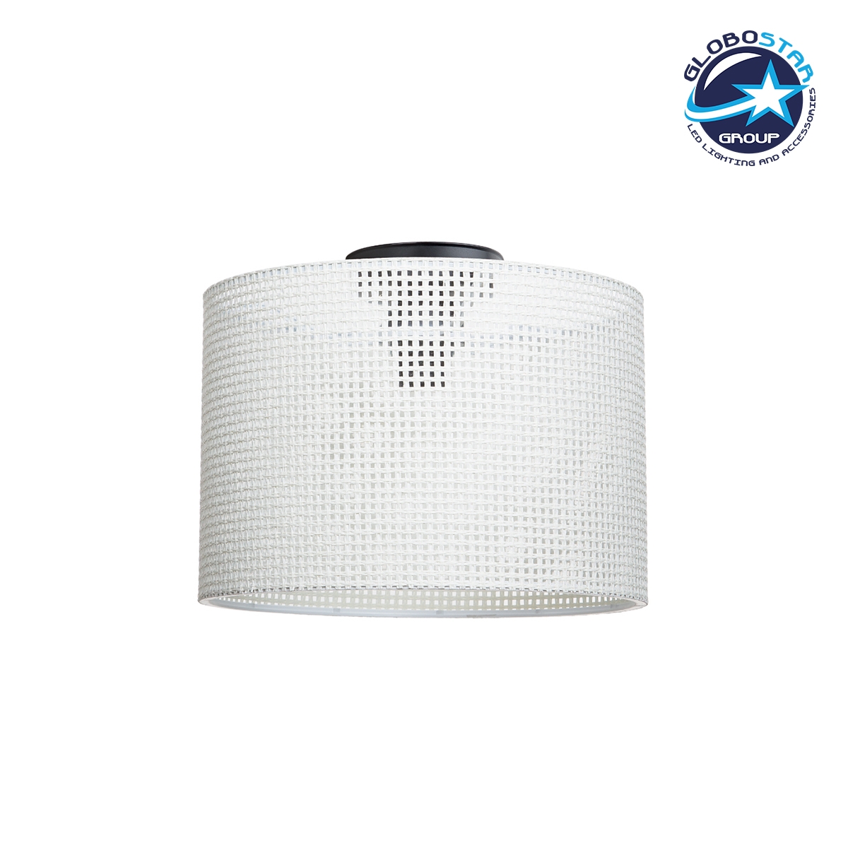 globostar-cilio-203-0150-modern-pendant-lamp-hat-single-light-1-x-e27-ip20-white-perforated-fabric-l30-x-w30-x-h21cm