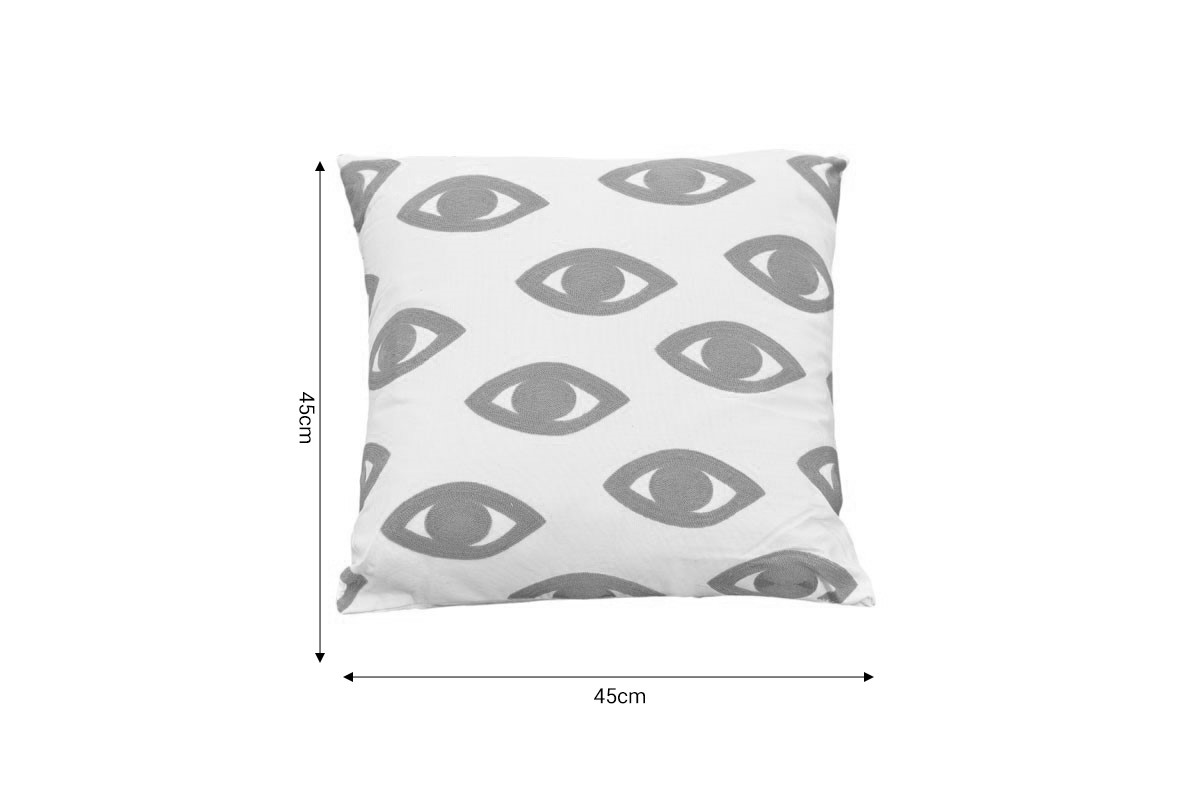 pillow-eyes-inart-natural-white-fabric-45x45x25cm