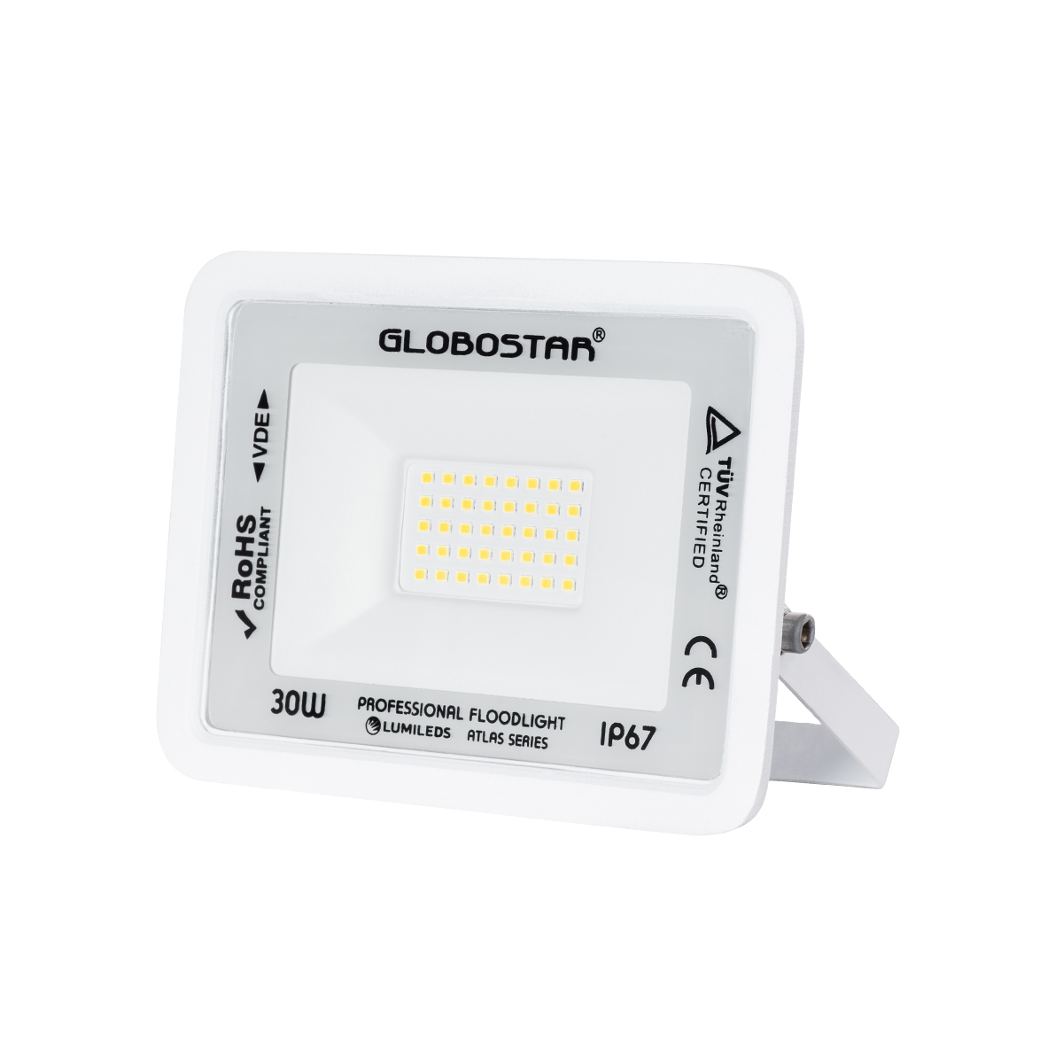 globostar-atlas-61414-epagelmatikos-provoleas-led-30w-3600lm-120-ac-220-240v-adiavrohos-ip67-m16-x-p25-x-i125cm-leuko-fisiko-leuko-4500k-lumileds-chips-tüv-rheinland-certified-5-years-warranty