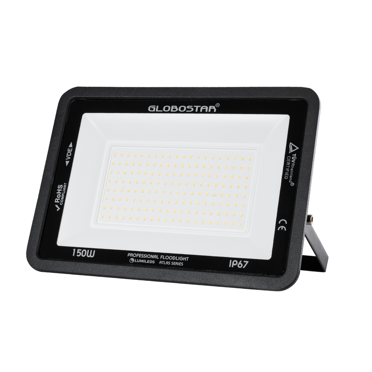 globostar-atlas-61430-epagelmatikos-provoleas-led-150w-17250lm-120-ac-220-240v-adiavrohos-ip67-m32-x-p4-x-i23cm-mauro-thermo-leuko-2700k-lumileds-chips-tüv-rheinland-certified-5-years-warranty