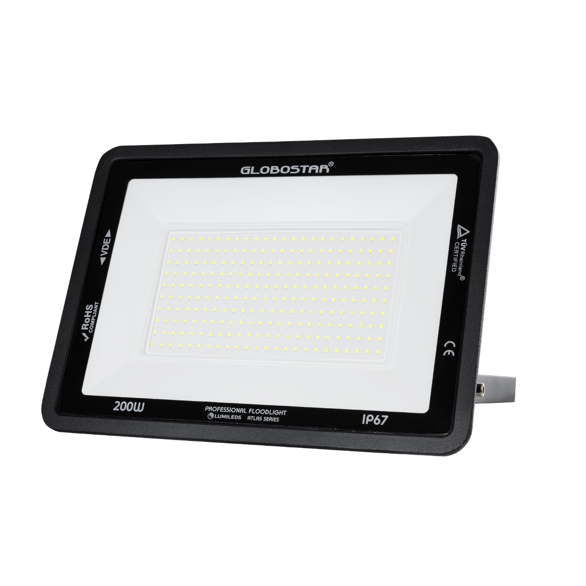 globostar-atlas-61431-epagelmatikos-provoleas-led-200w-25000lm-120-ac-220-240v-adiavrohos-ip67-m38-x-p4-x-i28cm-mauro-psihro-leuko-6000k-lumileds-chips-tüv-rheinland-certified-5-years-warranty