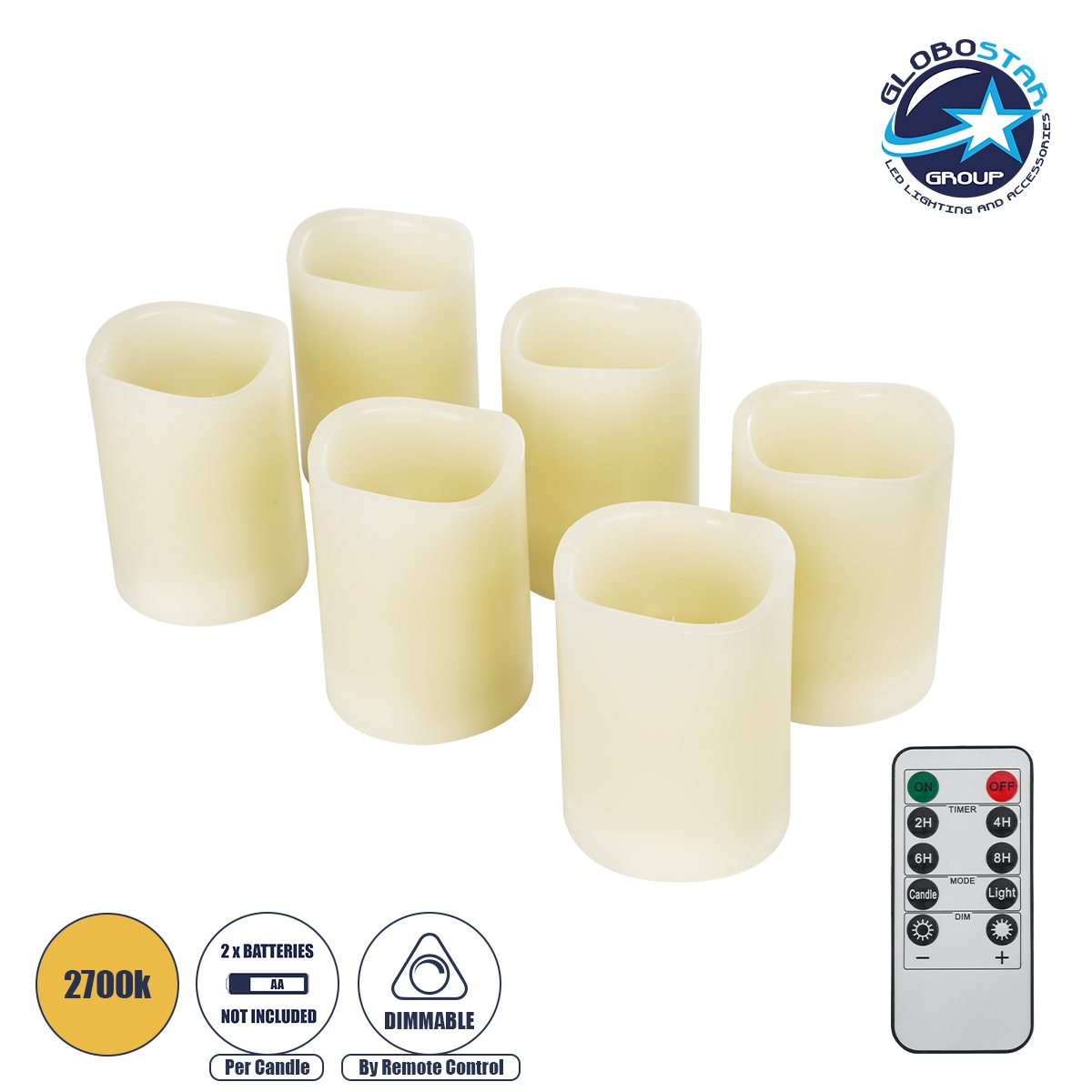 globostar-wishfull-79566-set-of-6-decorative-realistic-paraffin-candles-with-led-animated-flame-effect-battery-