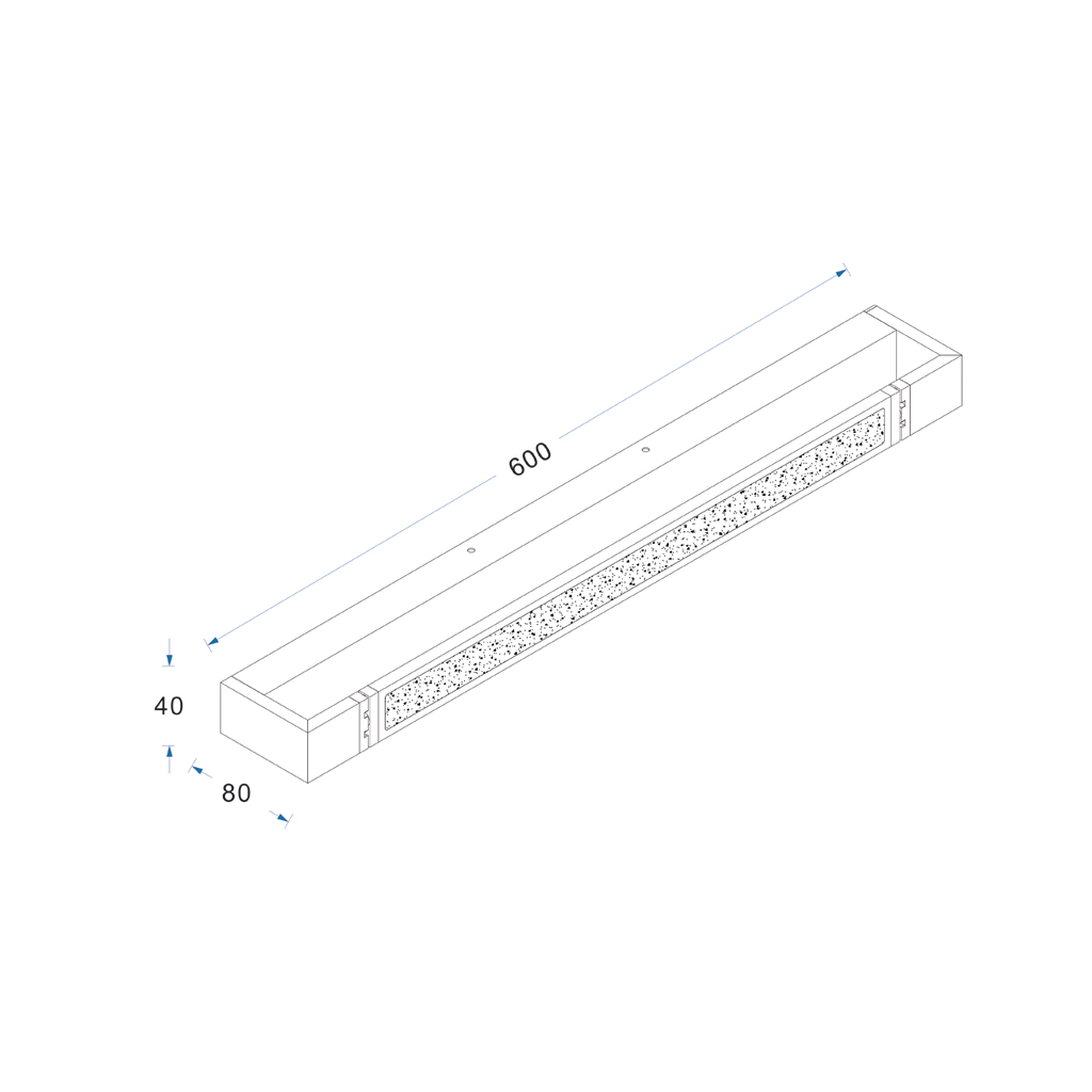 fotistiko-led-fino-12w-3000k-black-mat-sandy-ip44-60cm
