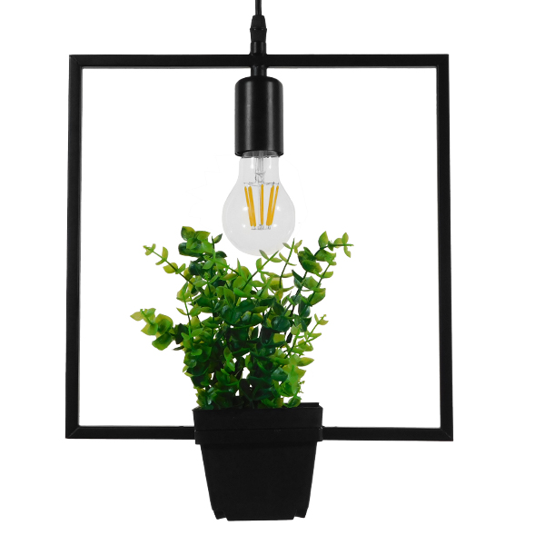 globostar-lamium-01211-moderno-kremasto-fotistiko-orofis-monofoto-mauro-metalliko-flowerpot-f30-x-y30cm