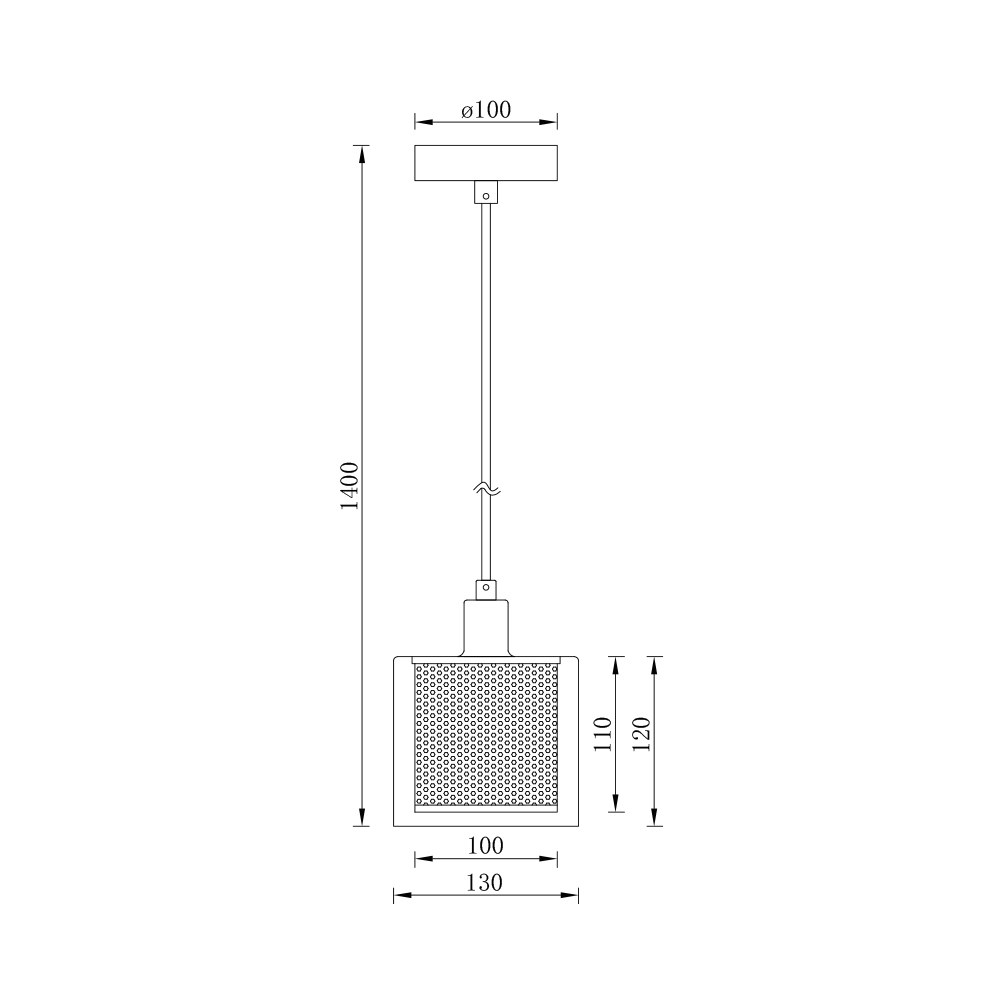 bry-s008r-1h-1xe14-cpr-pendant-light