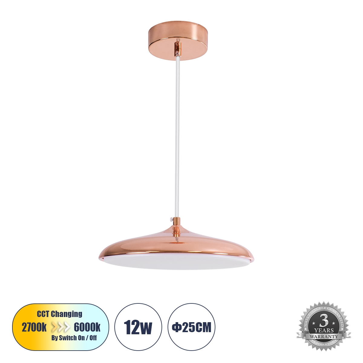 globostar-baron-61253-led-ceiling-pendant-cct-12w-1440lm-120-ac-220-240v-toggle-lighting-via-on-off-switch-all-in-one-cold-6000k-natural-4500k-warm-2700k-f25-x-h8cm-bronze-platinum-3-years-warranty