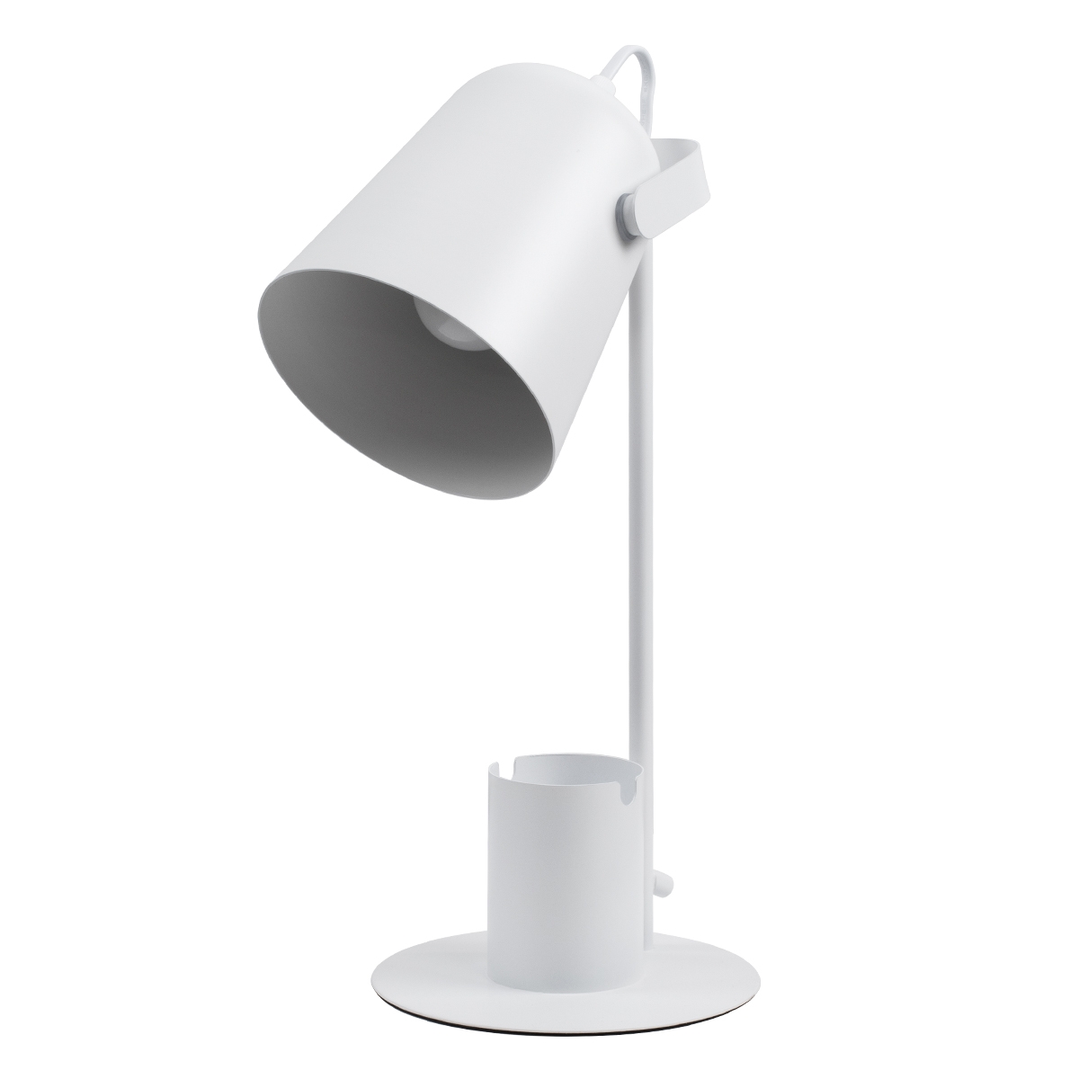 globostar-pencase-61564-modern-table-lamp-desk-portrait-single-light-1-x-e27-white-metal-bell-with-on-off-switch-pencil-holder-